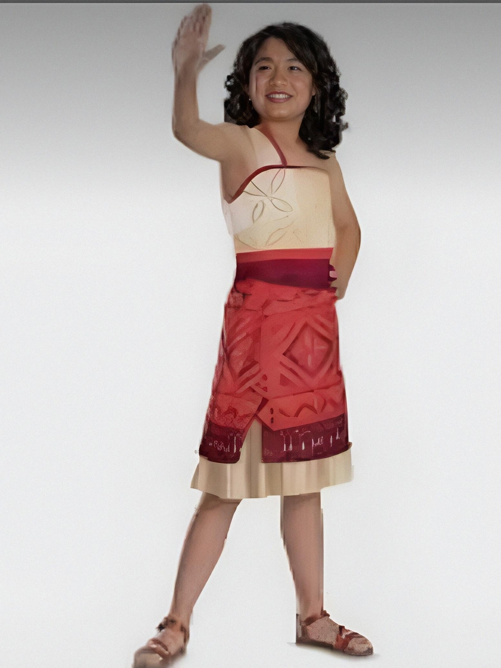 Disney Moana2 Costume Dress Size 7-8